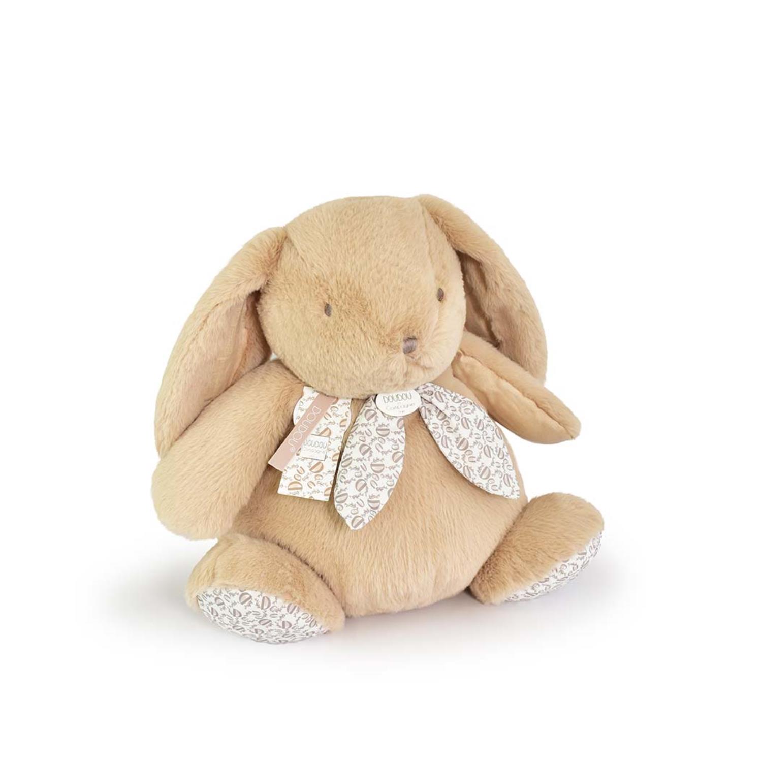 Doudou & Compagnie - Doudou lapin pantin BEIGE Doudou & Compagnie