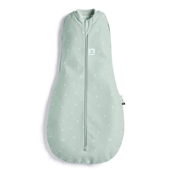 Ergopouch Gigoteuse d'emmaillotage 2-en-1 en fibres naturelles ergoCocoon Sage 0,2 