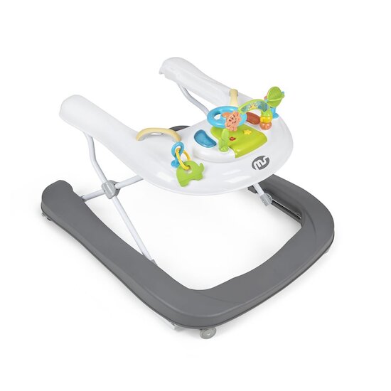 ROBA Trotteur Bébé Miffy® en Bois - avec Frein - Chariot de Marche -  Hauteur Poignée 45 cm - Gris Vert clair Blanc - Kiabi - 79.90€