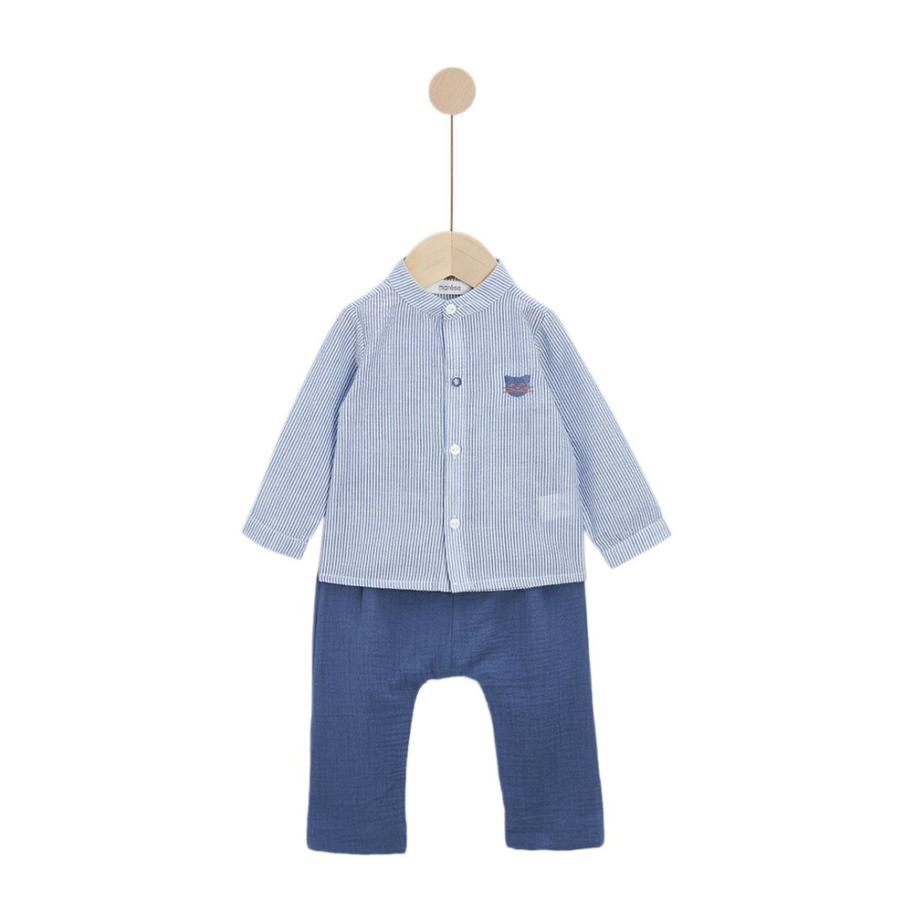 Pantalon et Haut Week end de printemps BLEU Marèse