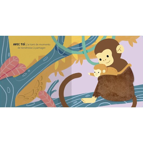 Auzou Livre Histoires à câliner toujours avec toi Multicolore 