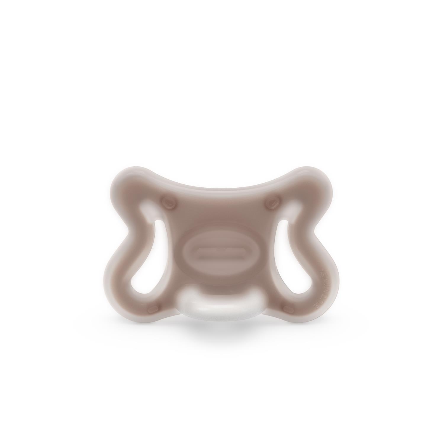 Suavinex - Sucette Zero.Zero Symetrique Silicone MARRON Suavinex