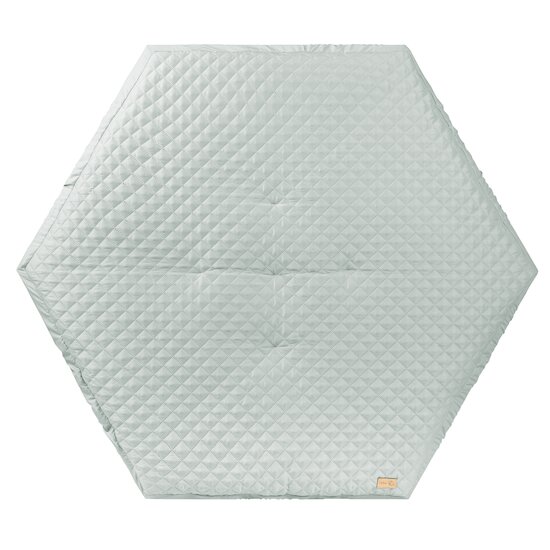 Roba Parc bébé hexagonal Roba Blanc - Tapis Vert D'Eau 