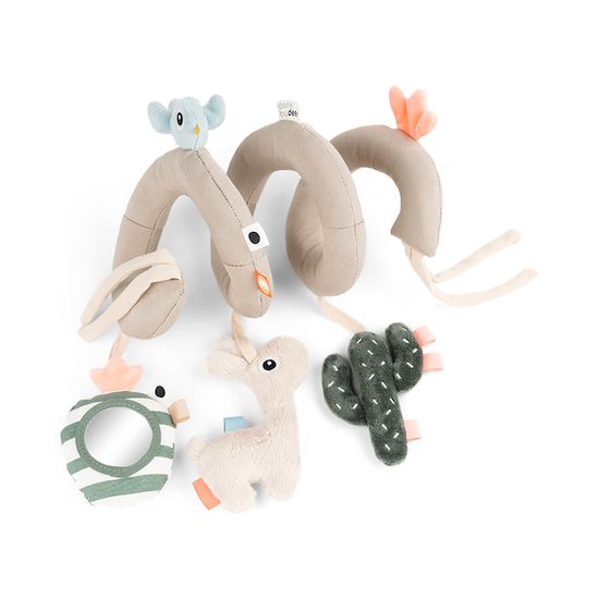 Spirale D'Activité BéBé, Poussette Bebe Jouet éLéPhants, Jouets BéBé  Musicaux, Arche Eveil Bebe, Jouets à Suspendre à La Poussette pour Landau  Ou Au Lit De BéBé Petit (Rose) : : Jeux et