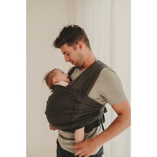 Babylonia Baby Carriers Echarpe de portage extensible Tricot Easy Dark Grey  Babylonia Baby Carriers Echarpe de portage extensible Tricot Easy Dark Grey