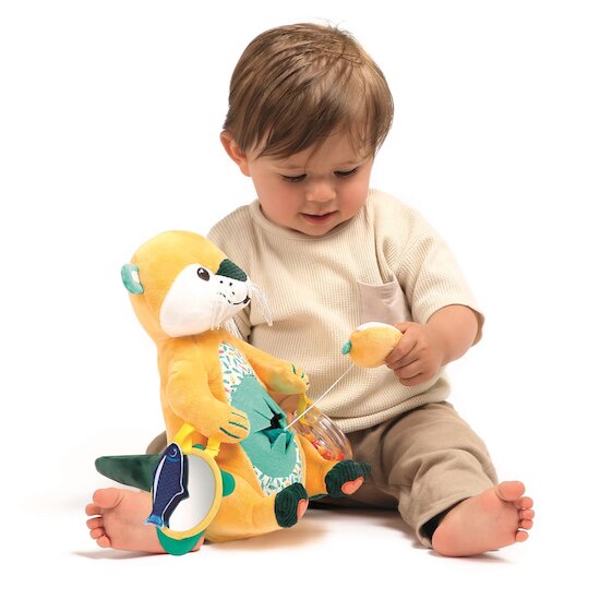 Ludi Peluche d'activités maman loutre Multicolore  Ludi Peluche d'activités maman loutre Multicolore