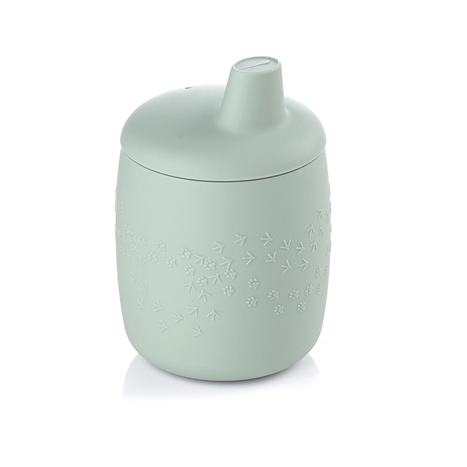 Jané - Gobelet d'apprentissage en silicone VERT Jané