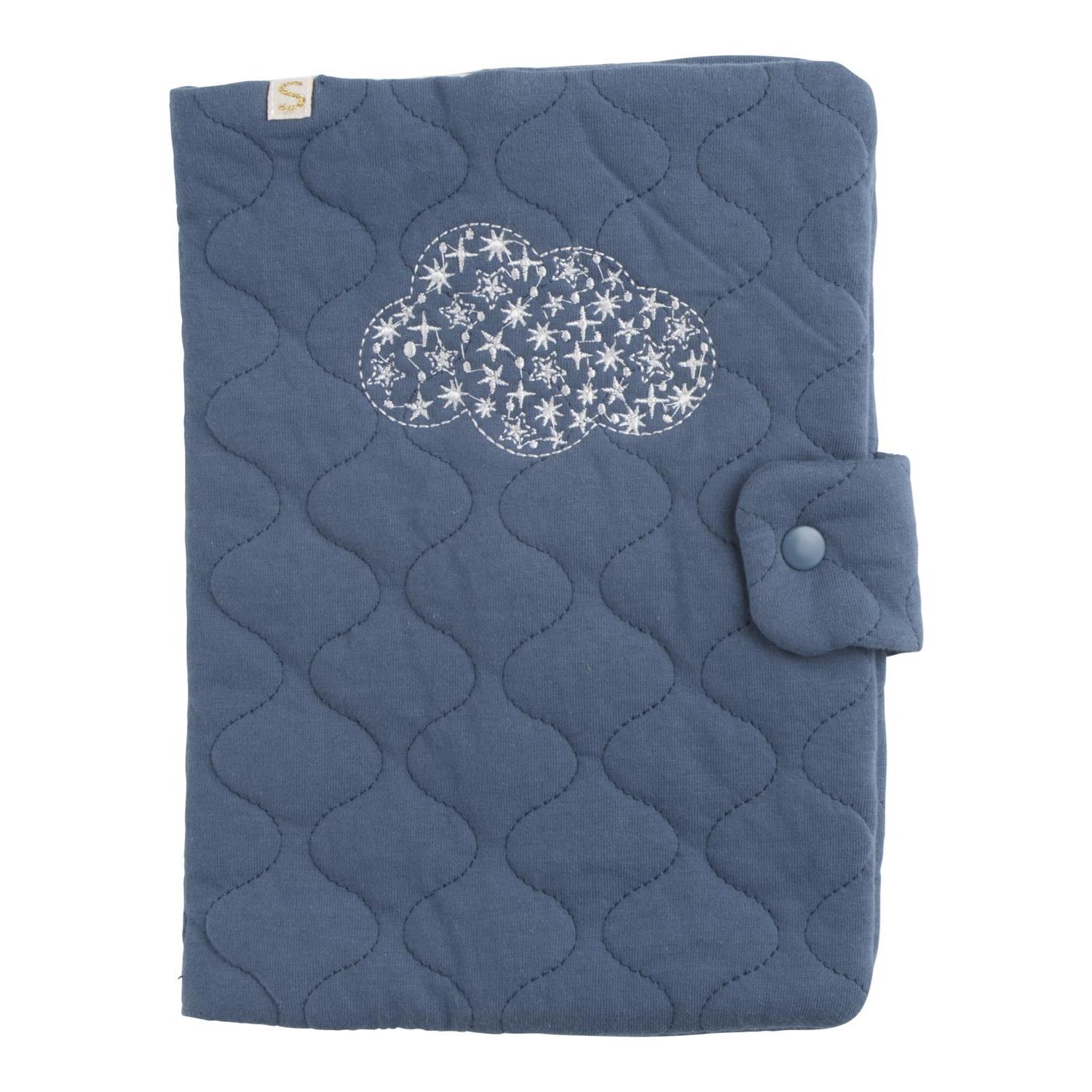 Protege Carnet de Santé Petit Nuage BLEU Sauthon