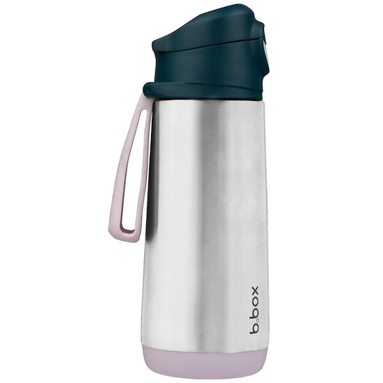 B.Box For Kids Gourde inox isotherme avec bec en silicone Indigo rose 500 ml B.Box For Kids Gourde inox isotherme avec bec en silicone Indigo rose 500 ml