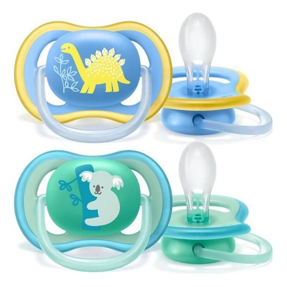 2 sucettes Ultra air MULTICOLORE Philips Avent