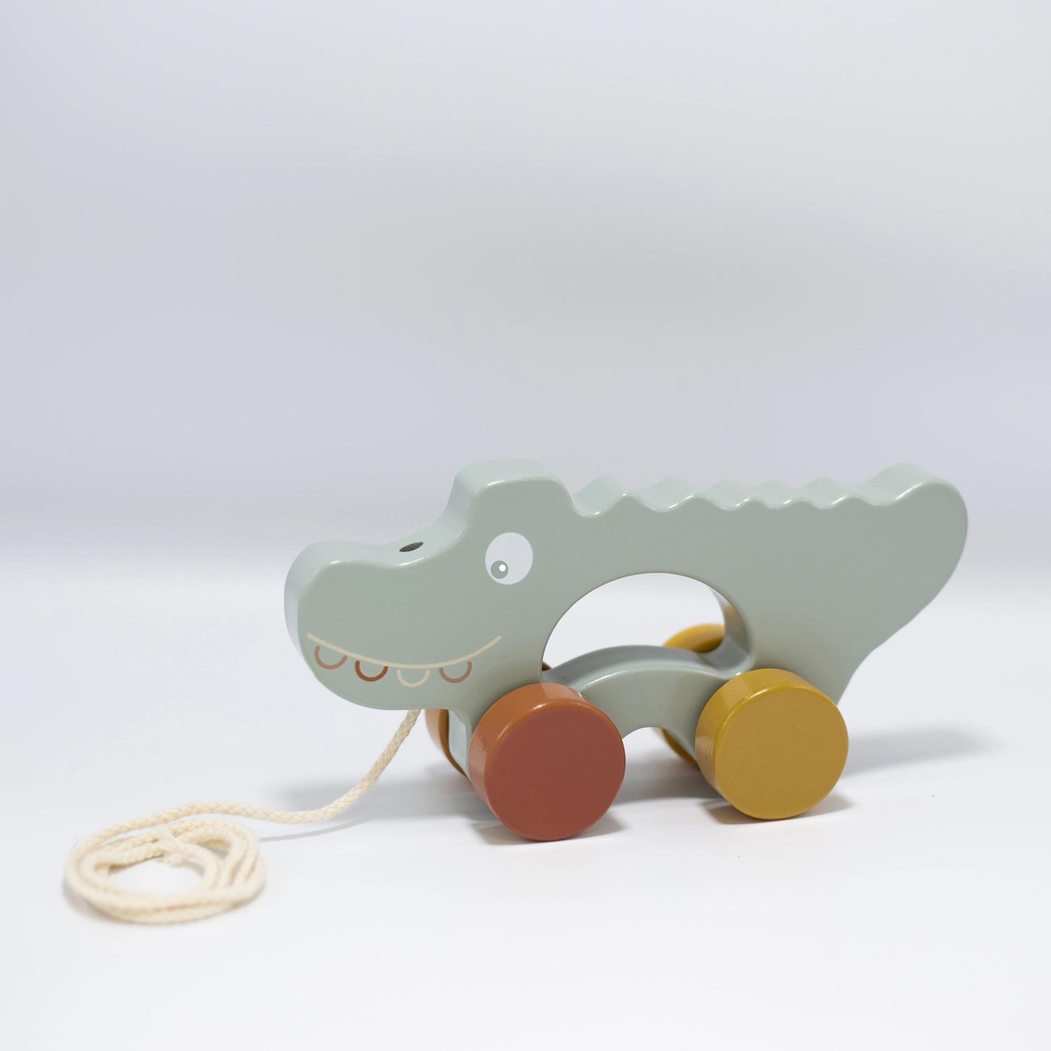 Crocodile à Tirer MULTICOLORE Trois Kilos Sept