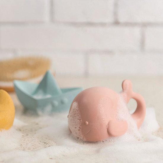 Nattou Baleine caoutchouc Rose  Nattou Baleine caoutchouc Rose