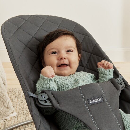 BabyBjörn Pack transat bébé bliss Anthracite  BabyBjörn Pack transat bébé bliss Anthracite