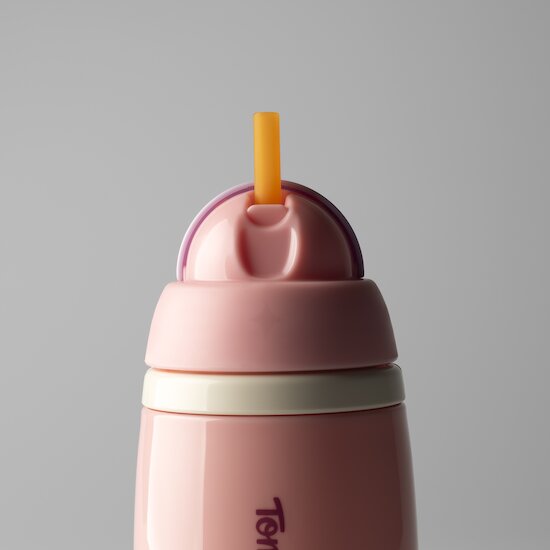 Tommee Tippee Tasse isotherme avec paille active Rose 266 ml Tommee Tippee Tasse isotherme avec paille active Rose 266 ml