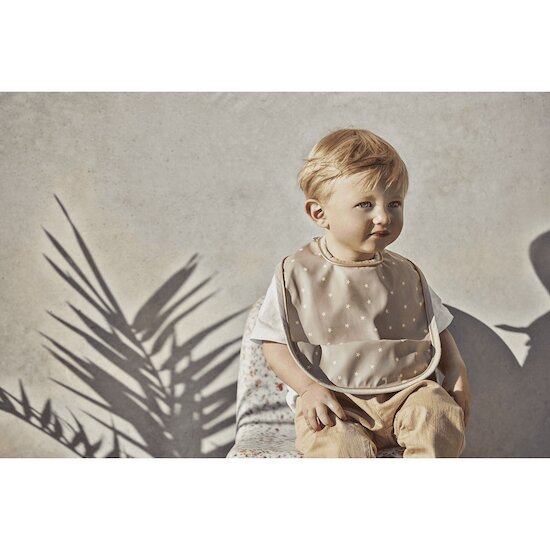 Elodie Détails Bavoir Lemon spring Gris/jaune  Elodie Détails Bavoir Lemon spring Gris/jaune