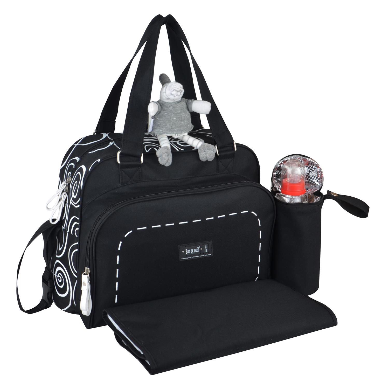 Baby on board - Sac à langer Simply NOIR Baby on board