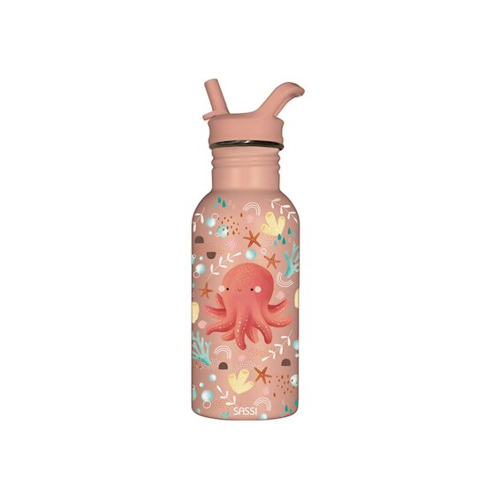 Sassi Junior Gourde en inox Slurpy The Octopus  500 ml 