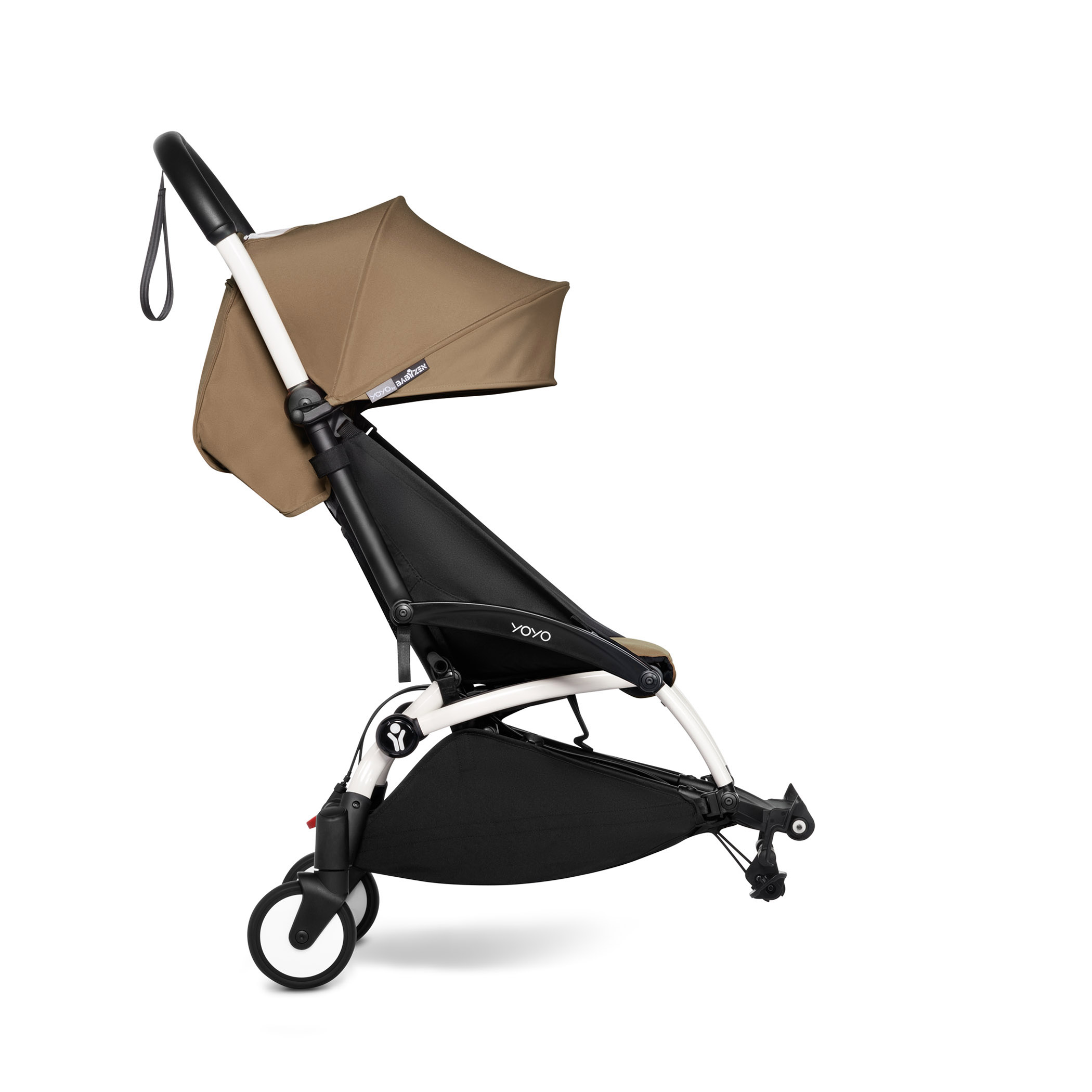 Babyzen - Cadre poussette YOYO² Connect Blanc + Pack 6+ Toffee  BABYZEN