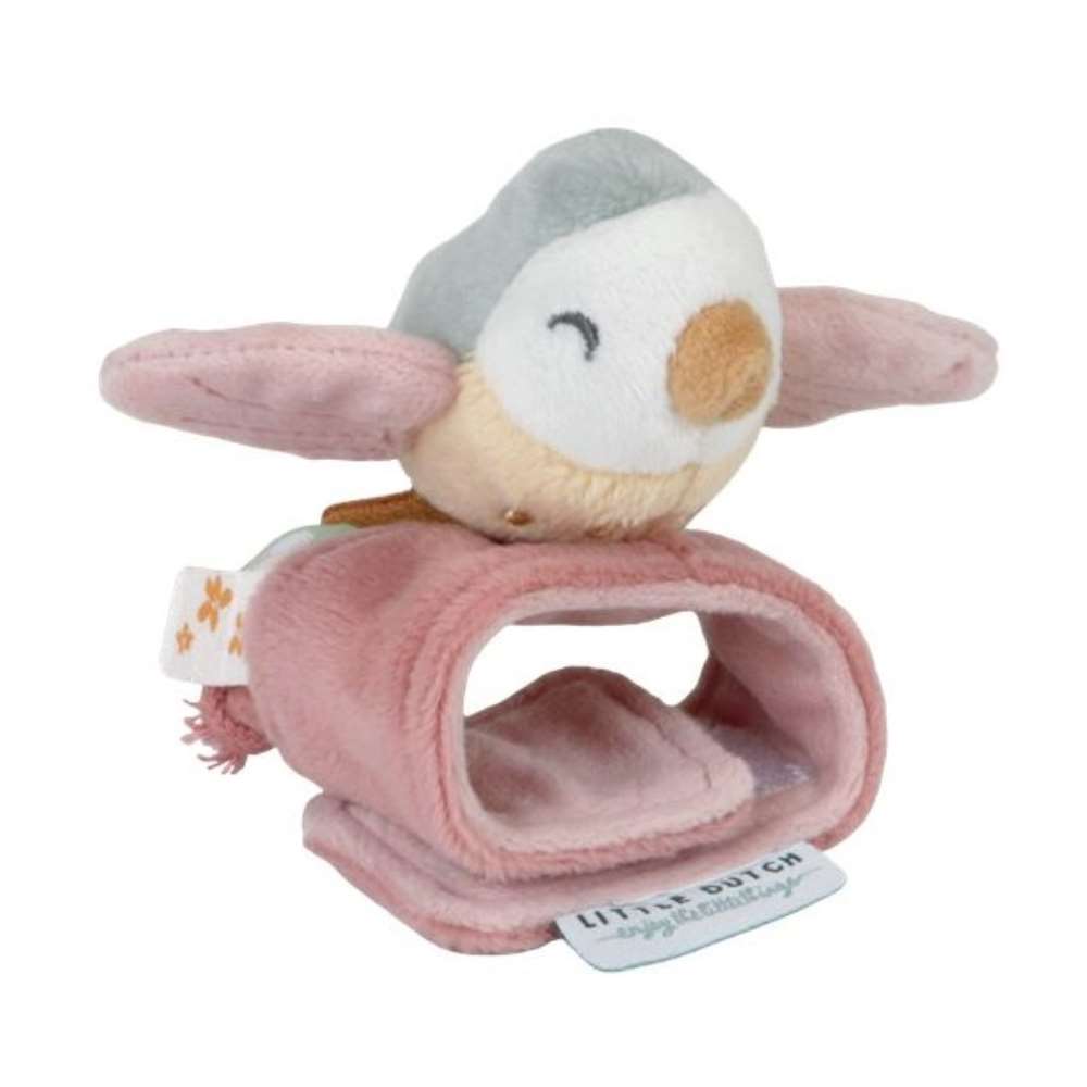 LITTLE DUTCH - Hochet de poignet ROSE Little Dutch