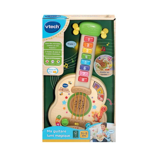Vtech Baby Jouet Ma guitare lumi magique Multicolore  Vtech Baby Jouet Ma guitare lumi magique Multicolore