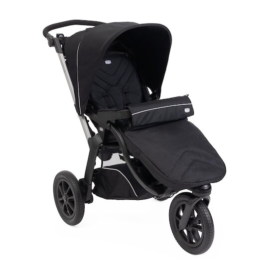 Chicco Poussette Activ3 avec adaptateurs Ebony  Chicco Poussette Activ3 avec adaptateurs Ebony