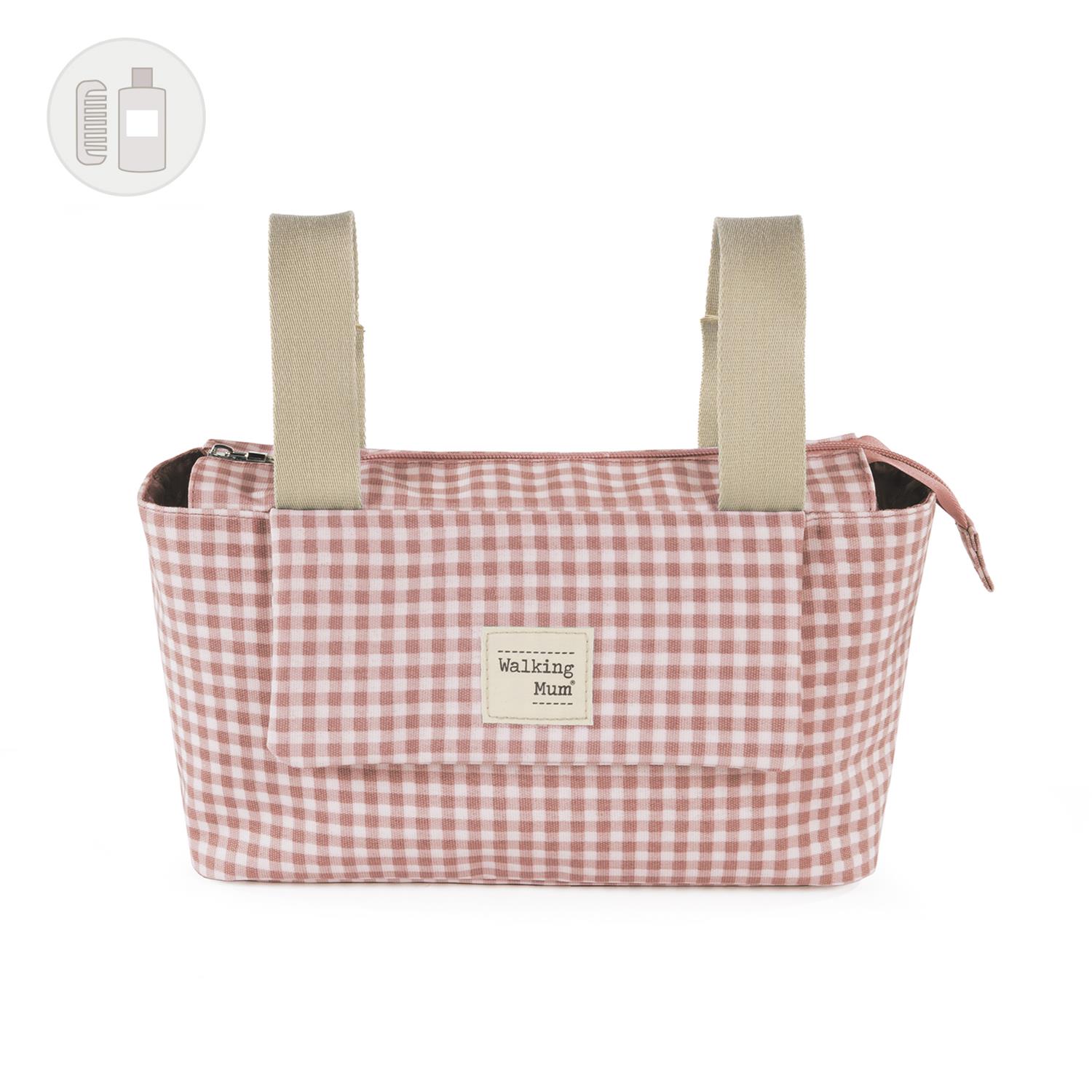 Walking Mum - Sac Organisateur I Love Vichy ROSE Walking Mum