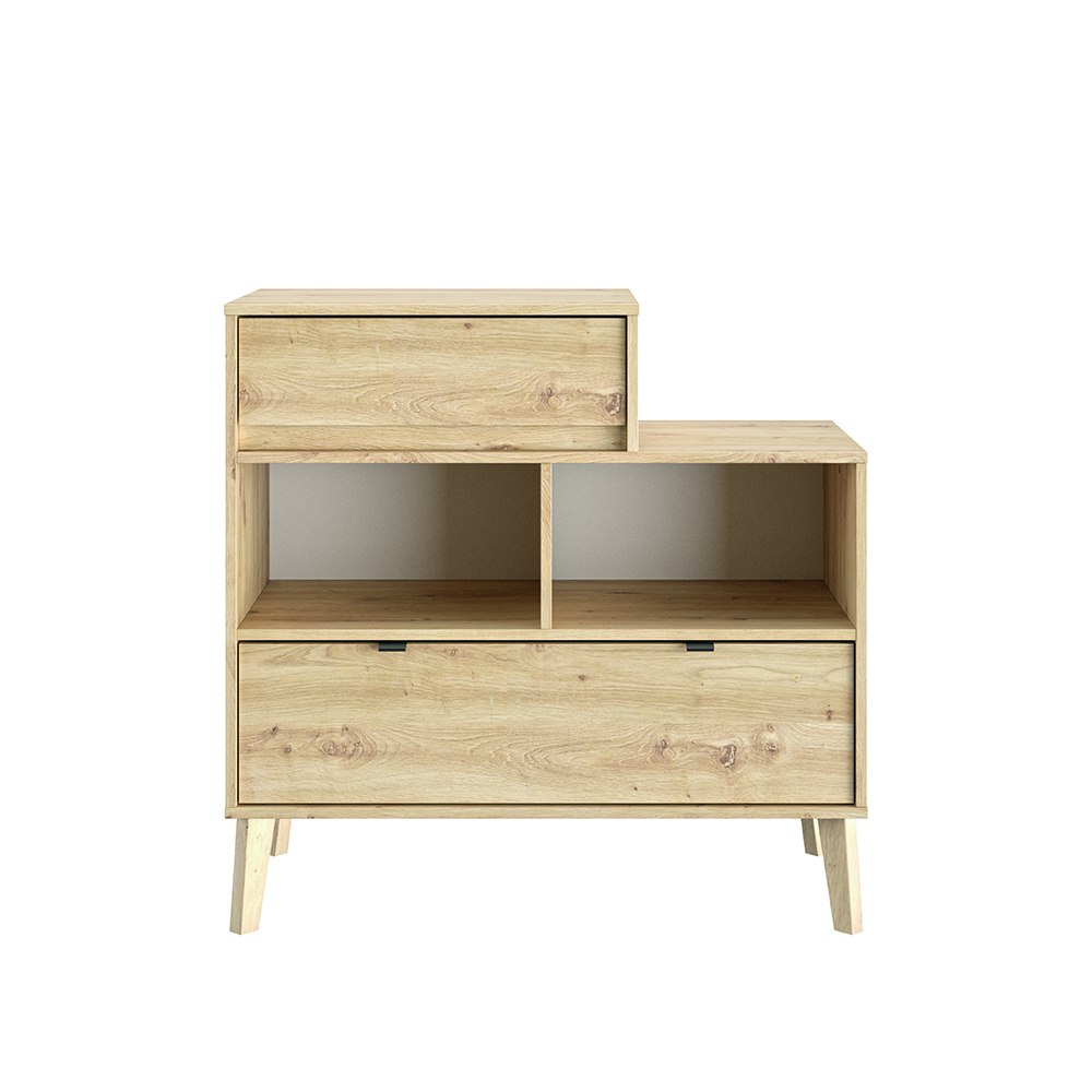 Commode 2 tiroirs Lison BEIGE Bébé Lune