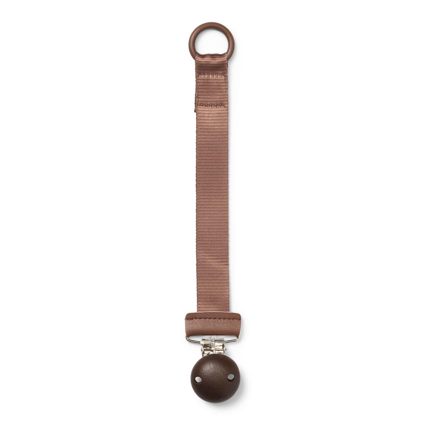 Attache-tétine en bois MARRON Elodie Détails