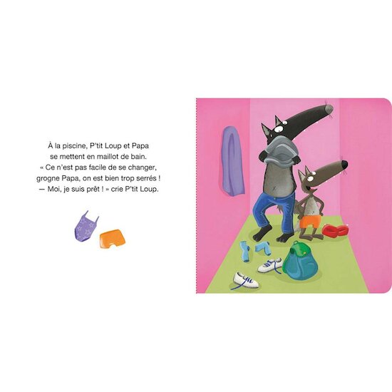 Auzou P'tit loup va a la piscine   