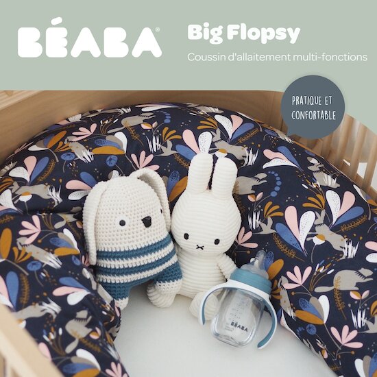 Béaba Coussin d'allaitement Big Flopsy Jersey de coton Lorena  