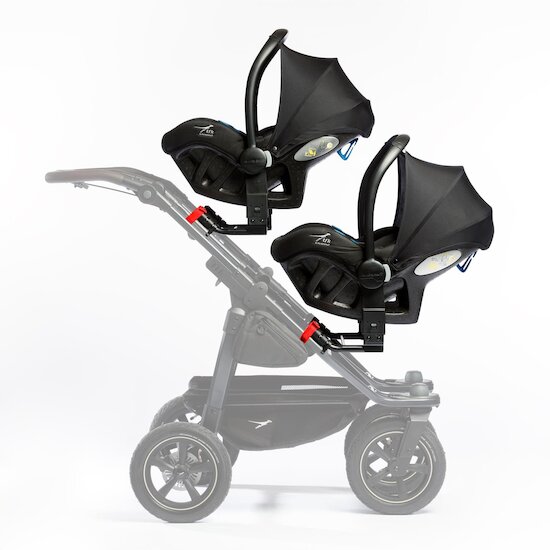 TFK Adaptateurs coque pour poussette Duo2 Black 