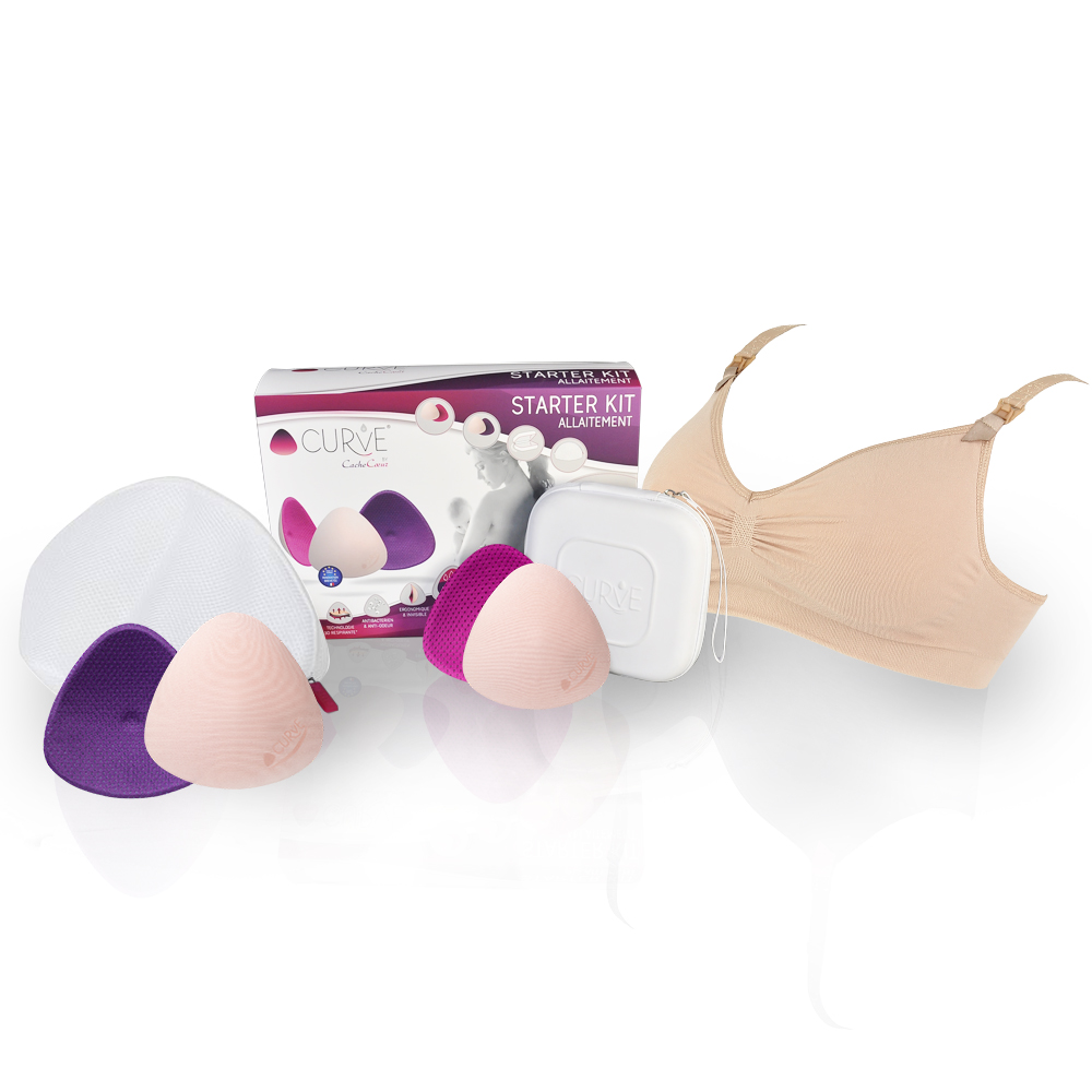 Starter kit allaitement ROSE Cache cœur
