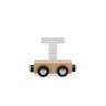 Lettre train en bois Lettre T