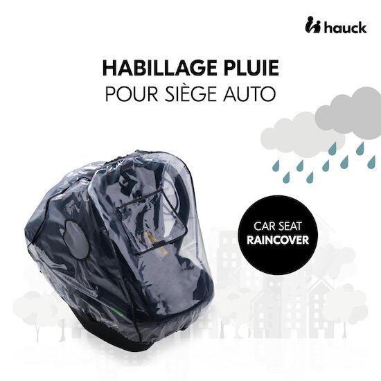 Hauck Habillage Pluie Cosy Car Seat Transparent  Hauck Habillage Pluie Cosy Car Seat Transparent