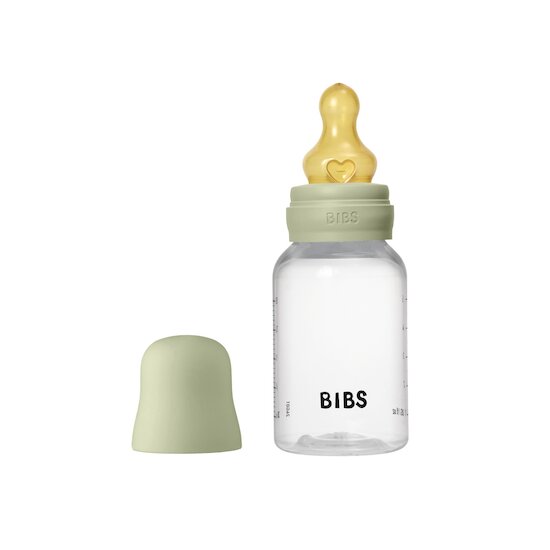BIBS Biberon Rond Caoutchouc naturel 1 Pack  Sage  BIBS Biberon Rond Caoutchouc naturel 1 Pack  Sage