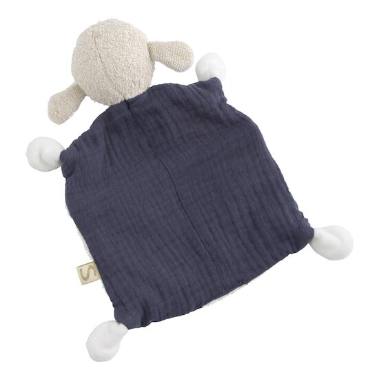 Sauthon Doudou Mouchoir Petit Nuage Beige Chiné/Bleu orage/Vert Olive  Sauthon Doudou Mouchoir Petit Nuage Beige Chiné/Bleu orage/Vert Olive
