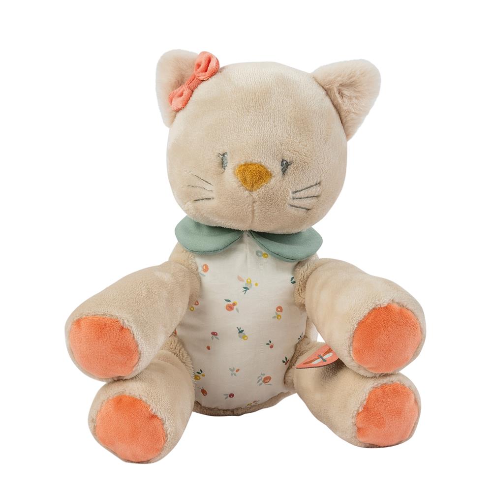 Peluche chat Mila, Zoé et Lana BEIGE Nattou