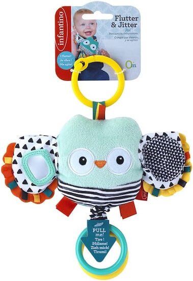 Infantino Hochet vibrant Hibou   Infantino Hochet vibrant Hibou