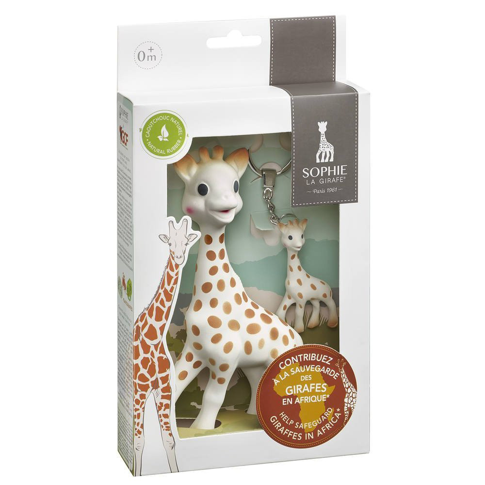 Coffret Sauvegardons les girafes BEIGE Sophie la girafe