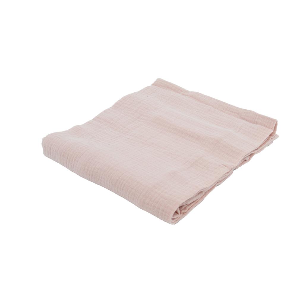 Domiva - Lot 3 Langes Mousseline ROSE Domiva