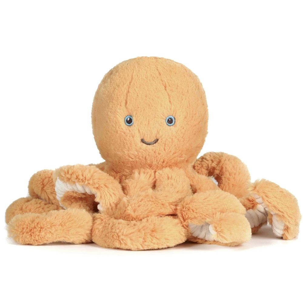 Peluche ultra douce poulpe JAUNE BB&Co