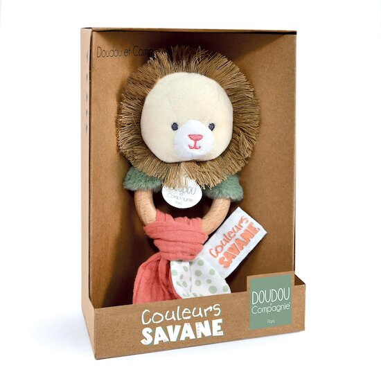 Doudou & Compagnie Hochet Lion  15 cm Doudou & Compagnie Hochet Lion  15 cm