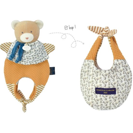 Doudou & Compagnie Doudou Amusette Orange 30 cm