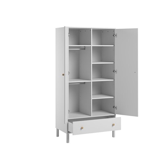 Vox Armoire Tela  Blanc/Bois  Vox Armoire Tela  Blanc/Bois