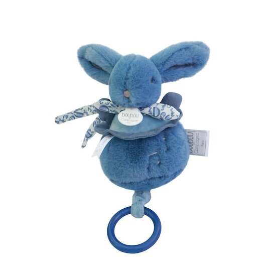 Doudou & Compagnie Boite à musique Lapin Doudou Bleu 20 cm Doudou & Compagnie Boite à musique Lapin Doudou Bleu 20 cm