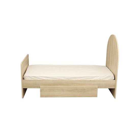 Sauthon Tiroir Sur Roulettes pour lit Transformable Arche Chêne Sépia 