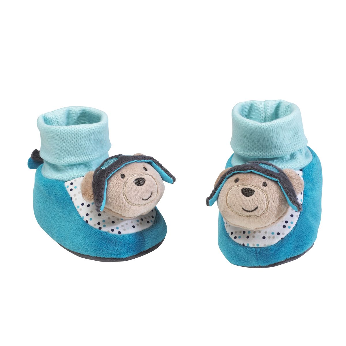 Chaussons 0-6 Mois BLEU Sauthon