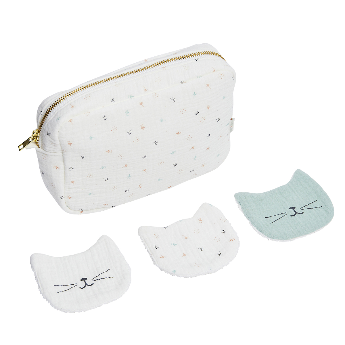 Trousse Toilette Mon Trousseau Chaton BLANC P’tit bisou