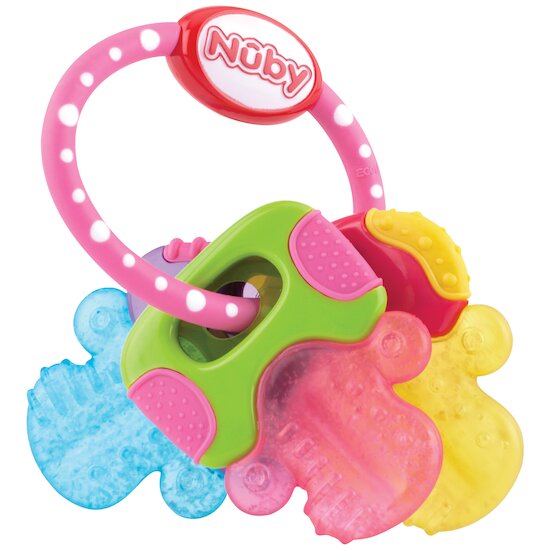 Nuby Clefs de dentition réfrigérantes ICE GEL fille 1 design 3m+