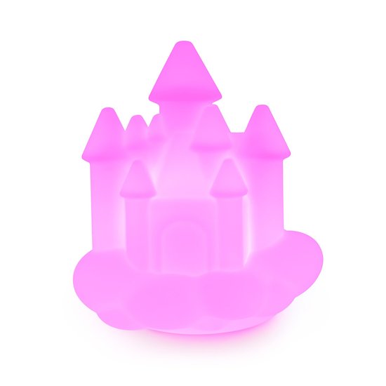 Lumin'US Veilleuse et enceinte Château Multicolore  Lumin'US Veilleuse et enceinte Château Multicolore